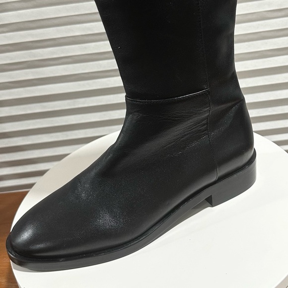 🌹STUART WEITZMAN🌹 Keelan Leather Knee Black Boots Size: 5B - Picture 10 of 14